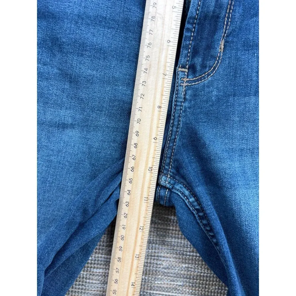 Hollister High Rise Super Skinny Jeans Womens Size 12R Blue Denim Stretch